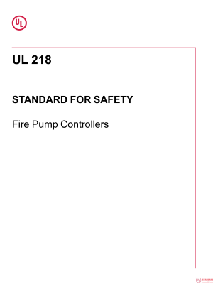 UL 218 PDF UL 218 PDF
